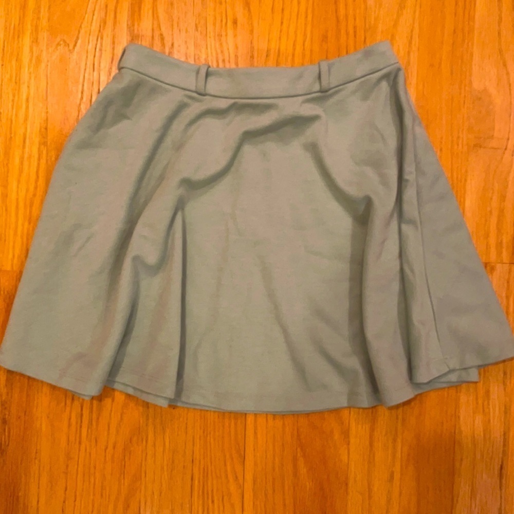 Forever 21 turquoise blue mini skirt